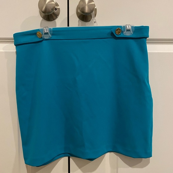 NWT Michael Kors Mini Skirt Blue - Picture 7 of 7